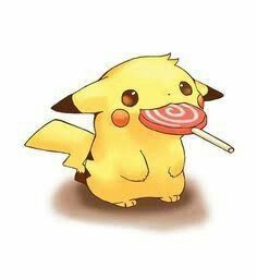 Pikachu Emotes, Pikachu Eating, Pikachu Girl, Pokémon Manga, Donut Drawing, Pikachu Tattoo, Candy Icon, Pokémon Fanart, Mha Art