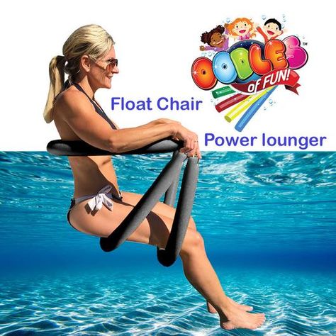 Power Lounger Floating Pool Noodle Water Chair Extra Floataion – FoamNoodles Noodle Chair, Lake Toys, Pool Chairs, Chair Exercises, Pool Noodle, Camper Makeover, Pool Noodles, Pool Floats, Pool Time