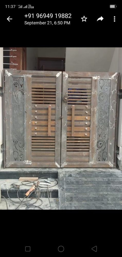 Fancy door Ms Gate Design Modern Entrance, Iron Main Gate Design Modern, Ms Gate Design Modern, Main Gate Design Entrance Iron Doors, Iron Gate Design Modern Entrance, Modern Iron Gate Designs, Fancy Door, Latest Main Gate Designs, Latest Gate Design