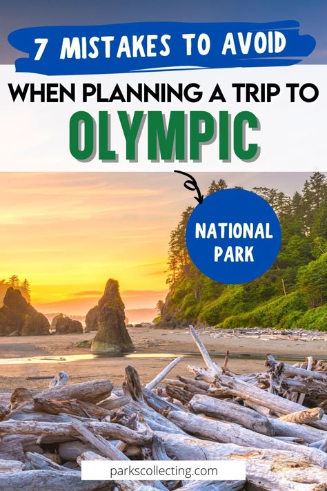 Planning your Olympic National Park trip can be a blast, but watch out for these 7 sneaky mistakes! From missing hiking trails to forgetting essentials, and not getting travel insurance, we've got your back. Save this pin now and avoid the unexpected! #mistakestoavoid #travelmistakes #olympicnationalpark Olympic National Forest, Rialto Beach, Olympic National Park Washington, Washington State Travel, Washington Travel, Olympic Mountains, Port Angeles, National Park Road Trip, Hiking Destinations