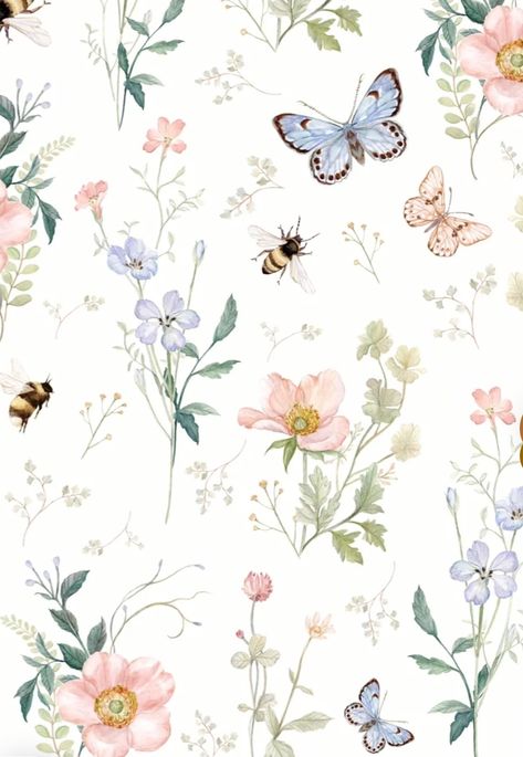 Decopage Ideas Photos, Cosette Wallpaper, Pattern Graphic Design, Abstract Pattern Design, Spring Wallpaper, Flowers And Butterflies, Flower Background Wallpaper, Graphic Design Pattern, Summer Wallpaper