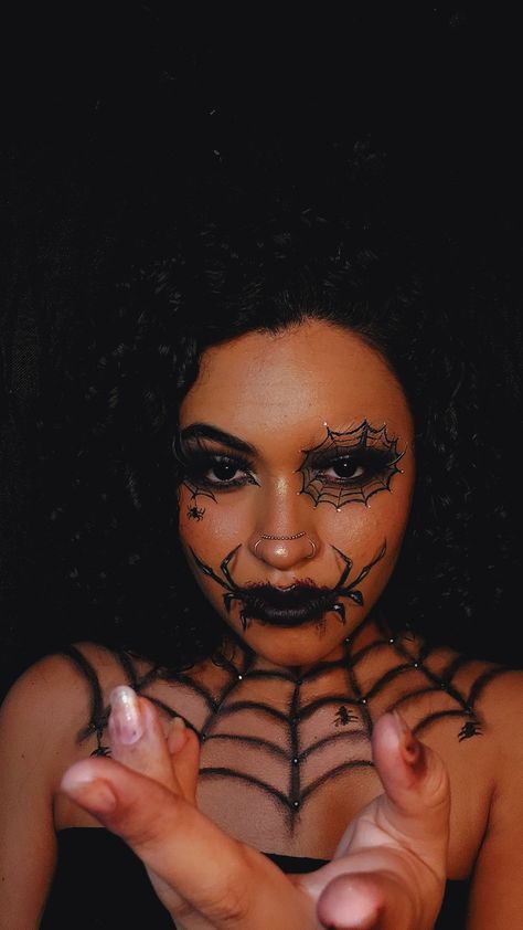 Spider Makeup, Halloween Makeup, Halloween, Makeup, On Instagram, Instagram, Halloween Make Up, Make Up