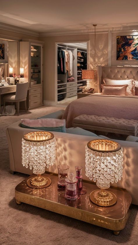 Discover the top 10 cozy glam bedroom decor ideas to elevate your bedroom's style and comfort. Achieve a perfect balance between elegance and warmth. Glam Decor Ideas, Cozy Glam Bedroom, Glam Bedroom Ideas, Coastal Living Room Decor, Cozy Glam, Natural Bedroom Decor, Cozy Baby Room, Fancy Bedroom, Girl Apartment Decor