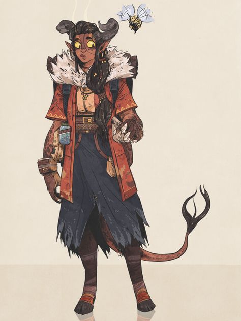 Tiefling Alchemist, Npc Ideas, Fantasy People, Big Bee, Pathfinder Character, Gaming Art, Male Character, Dungeons And Dragons Characters, Dnd Art