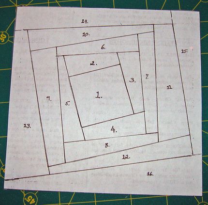 How to Quilt with Paper Foundation Piecing - CraftStylish Wonky Log Cabin, Free Paper Piecing Patterns, Colchas Quilting, Paper Piecing Tutorial, Crazy Quilts Patterns, How To Quilt, Paper Pieced Quilt Patterns, Foundation Paper Piecing Patterns, Crazy Quilt Blocks