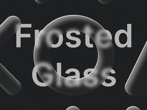 Freebie: Frosted Glass Effect (Figma) by Dylan de Heer on Dribbble Glass Effect, Grafic Design, Frosted Glass, Get Inspired, Graphic Prints, Typography, Design Inspiration, Graphic Design, Glass