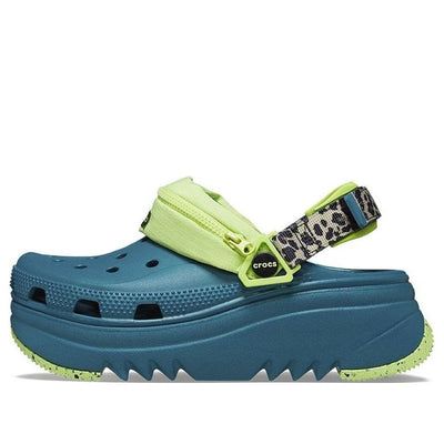 Crocs Hiker Xscape Animal Print Clog 'Teal Green' 208605-9DB Green Synthetic Clogs For Outdoor, Green Closed Toe Clogs For Outdoor Activities, Green Synthetic Outdoor Clogs, Blue Slip-on Clogs For Outdoor Activities, Custom Ideas, Vision Boards, Teal Green, Stylish Sneakers, Perfect Pair