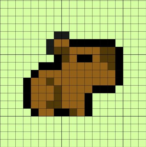 Cute Dog Perler Bead Patterns, Bead Art Template, Small Minecraft Pixel Art, Cute Melty Beads Ideas Small, Grid Art Easy, Seal Pixel Art, Pixley Art Easy, 15x15 Pixel Art, Pixel Minecraft Art