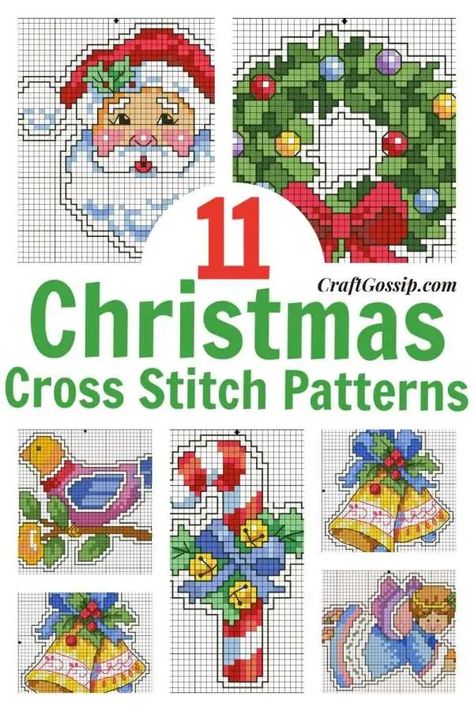 11 Easy Christmas Cross Stitch Charts – Cross-Stitch Easy Christmas Cross Stitch, Christmas Cross Stitch Charts, Cross Stitch Patterns Free Disney, Christmas Cross Stitch Patterns, Christmas Cross Stitch Patterns Free, Cross Stitch Christmas Cards, Counted Cross Stitch Patterns Free, Holiday Cross Stitch Patterns, Unique Cross Stitch