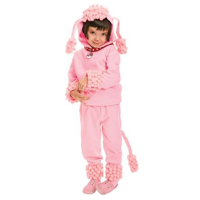 Pink Poodle Cool Diy Halloween Costumes, Puppy Costume For Kids, Poodle Halloween, Poodle Costume, Diy Costume Ideas, Running Outfits, Pink Pom Poms, Inside My Head, Easy Diy Costumes