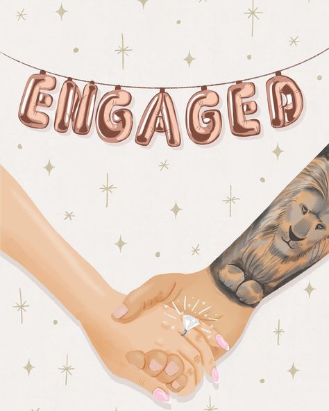 I love the chance to work on personal illustrations, and this one is definitely a massive favourite of mine for my beautiful niece and her fiancé , who recently got engaged! So happy for them both! 🥰🥰 #personalillustration #passionproject #engagementcard #personalised #silkyrosedesign Card Inspo, Rose Illustration, Illustration Portfolio, Got Engaged, Ipad Art, Passion Project, Engagement Cards, Getting Engaged, Freelance Illustrator