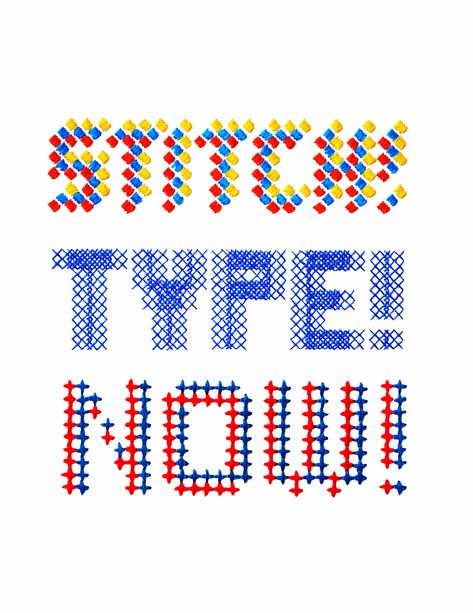 Experimental Typography, Experimental Type, Anni Albers, Cross Stitch Fonts, 타이포그래피 포스터 디자인, Tom Daley, Adobe Illustrator Tutorials, Paper Embroidery, Embroidery Cross