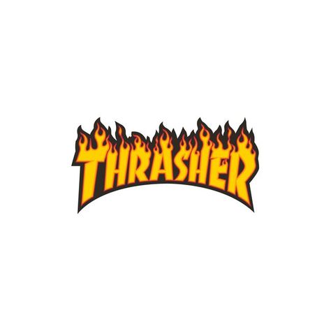 Flame (Med) sticker Thrasher Logo, Thrasher Flame, Skateboarding Aesthetic, Flame Logo, Skate Stickers, Thrasher Magazine, Glitch Wallpaper, Skateboard Stickers, Triangle Logo