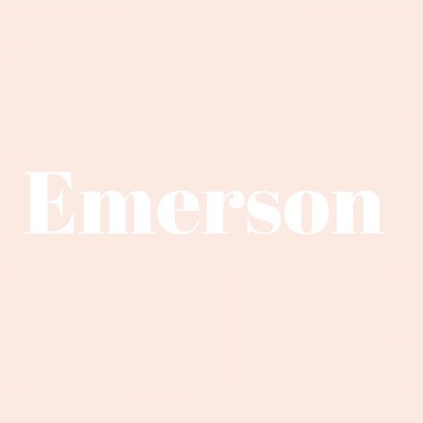 Emerson Name Meaning, Emerson Name, Twin Baby Names, Names With Nicknames, Old Fashioned Baby Names, Country Baby Names, Hipster Baby Names, Vintage Baby Names, Irish Baby Names