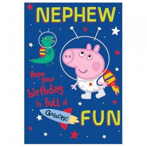 Birthday Nephew, Happy Birthday Nephew, Love Birthday Cards, Unicorn Birthday Party Invitation, Rude Birthday Cards, Nephew Birthday, Packing Kids, Birthday Cards For Mum, Year One