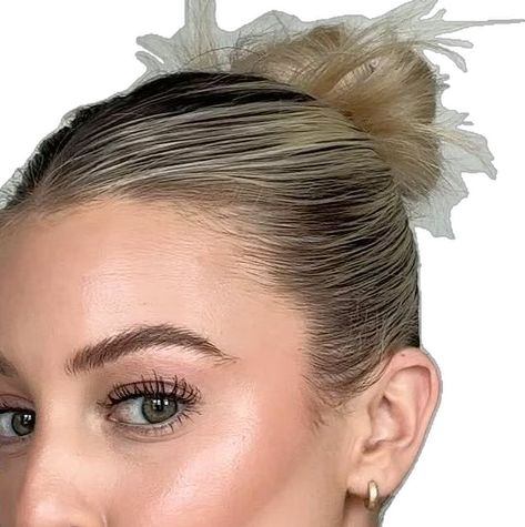 Bridesmaid Bun, Wedding Ponytail Hairstyles, Blonde Bun, Wedding Ponytail, Bridesmaid Hair Makeup, Double Knot, Slick Back, Slicked Back Hair, Slick Hairstyles