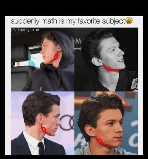 🧮 Angles Math, Tom Holland Zendaya, Tom Holland Imagines, Tom Holland Peter Parker, Funny Marvel Memes, Tom Holland Spiderman, Dc Memes, Math Geometry, Tommy Boy