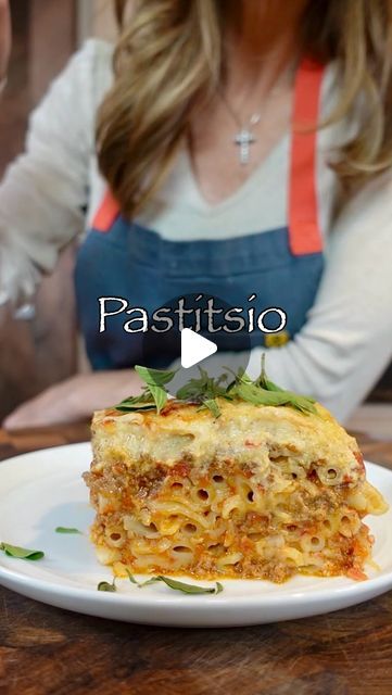 Shereen Pavlides on Instagram: "Pastitsio. It’s Greek.  . . . #pastitsio #greekfood #comfortfood #homemadefood #foodies #cookingwithshereen" Shereen Pavlides, Cooking With Shereen, Greek Pastitsio, Greek Pasta, Salisbury Steak, January 23, Classic Dishes, Italian Dishes, Salisbury