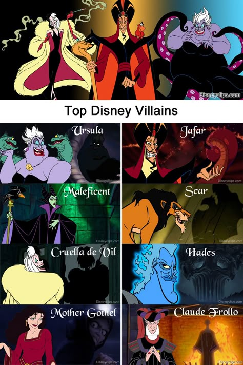 A ranking of the top Disney Villains of all time Disney Infographic, Disney Villains Funny, Evil Disney Characters, Evil Disney Princesses, All Disney Villains, Disney Zodiac, Evil Princess, Disney Names, Disney Eras