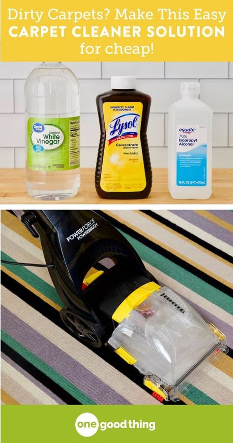 Learn how to make a homemade carpet cleaner solution that works wonders. Not only will it get your carpets super clean, but it will save you money too!  Low cognitive effort Homemade Carpet Cleaner Solution, Carpet Diy, Carpet Cleaner Solution, Homemade Toilet Cleaner, Clean Carpet, Carpet Cleaner Homemade, Cleaning Painted Walls, Carpet Cleaning Solution, Clean Cleaning