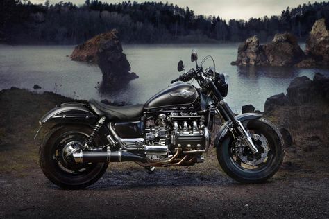 Honda Valkyrie, Triumph Rocket, Black Island, Biker Photoshoot, Honda Goldwing, Custom Chopper, Concept Motorcycles, Rat Bike, Gold Wing