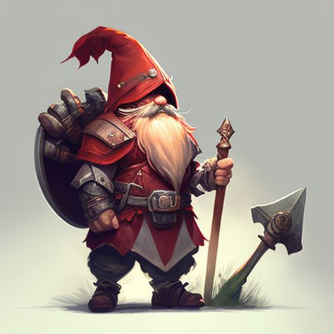 Gnome Soldier, Dnd Gnome Art, Gnome Fantasy Art, Heavy Plate Armor, Gnome Knight, Gnome Paladin, Gnome Character Art, Gnome Barbarian, Gnome Ranger