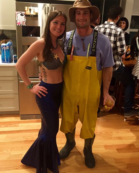 Fisherman Costume, Mermaid, Halloween