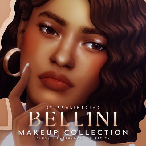 BELLINI Makeup Collection | Pralinesims Tiered Cakes Birthday, Mod Hair, Makeup Cc, Sims 4 Cc Finds, Sims Mods, Sims 4 Cc, Sims 4 Custom Content, Maxis Match, Bellini