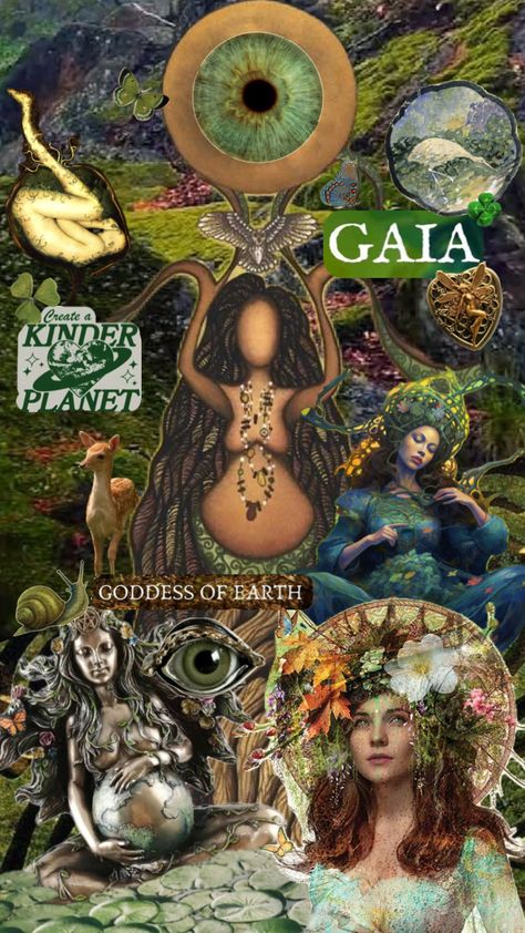 #gaia #green #greenaesthetic #nature #natureaesthetic #vintage #art #fyp #summer #greekmythology Gaia Drawing, Gaia Greek Mythology, Gaia Aesthetic, Mama Gaia, 2025 Moodboard, Gaia Goddess, Mother Gaia, Goddess Aesthetic, Witch Cottage