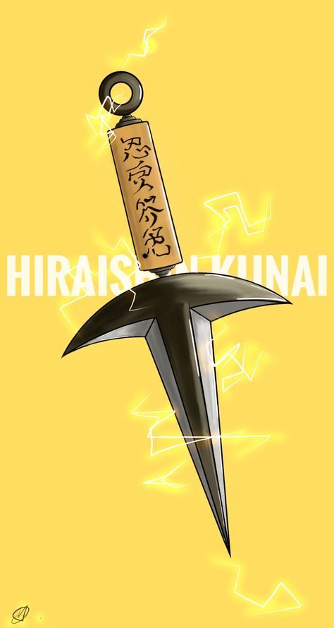 Hiraishin Kunai is possessed by Namikaze Minato. The Fourth-hokage of Konoha used this kunai for his flying ryjin jutsu. Minato Namikaze Wallpapers, Flying Raijin, Minato Kunai, 9:16 Wallpaper, Funny Naruto, Namikaze Minato, Naruto Jiraiya, 16 Wallpaper, Yellow Flash