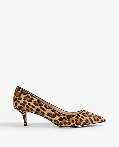 Work Pumps, Leopard Print Pumps, Stylish Petite, Leopard Print Shoes, Leopard Shoes, Bow Pumps, Love Fall, Kitten Heel Pumps, Bow Flats