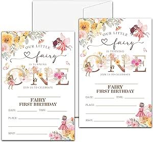 Fairy 1st Birthday Party, Fairy 1st Birthday, Garden Invitation, Butterfly Party Favors, 1st Birthday Party Invitations, Birthday Places, Fairy Birthday Party, Garden Birthday, Birthday Dates