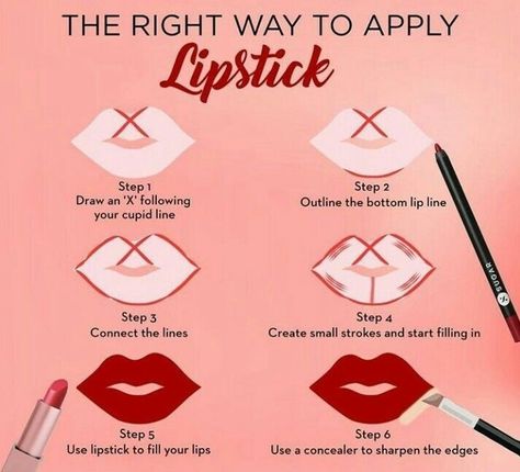 Face Female, Apply Lipstick, Makeup Order, Learn Makeup, Beginners Eye Makeup, Simple Makeup Tips, Artist Tips, Makeup Artist Tips, Lip Makeup Tutorial