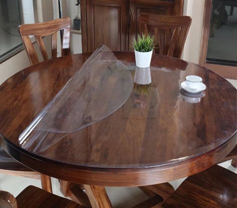 Table Transparente, Round Desk, Cloth Table Covers, Coffee Table Cover, Octagon Table, Desk Protector, Table Protector, Dining Table In Living Room, Waterproof Tablecloth