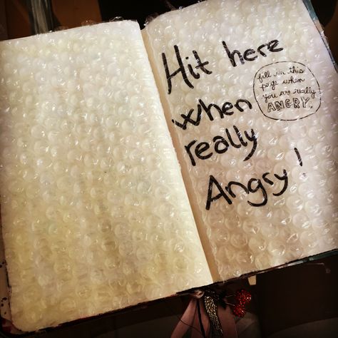 Read This When You Are Angry, Angry Journaling, How To Fill A Sketchbook, Wreak This Journal Pages, Bulletin Journal Ideas, Fun Crafts To Do, Wreck This Journal, Bullet Journal Lettering Ideas, Journal Aesthetic