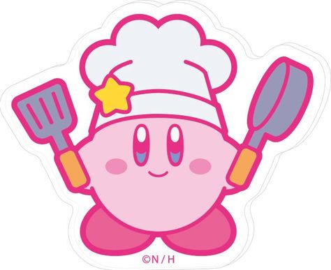 Chef Kirby, Kirby Christmas, Kirby Stickers, Dream Land, Caicos Islands, Iconic Characters, Kirby, Trinidad And Tobago, Bright Colors