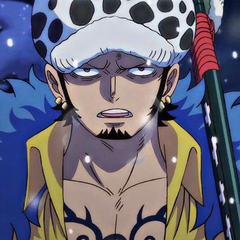 Law One Piece, Trafalgar Law, Anime Character, One Piece, Anime, Blue