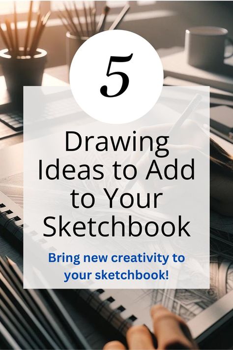 Drawing Ideas and Sketchbook Inspiration for Artists! Bring some new creativity to your sketchbook with these drawing ideas that will make you want to grab your pencils, pens, colored pencils, and sketchbook! Start A Sketchbook, Want To Draw, Art Basics, What To Draw, Sketchbook Ideas, Pencil And Paper, Learn Art, Sketchbook Inspiration, Ways To Relax