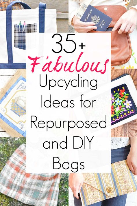 DIY bags, especially upcycled bags, are a fantastic and inexpensive way to create unique accessories that everyone will want but only you have! And the thrift store is a great place to start- either for fabric or for a pre-loved bag that just needs some embellishing! #DIYbag #DIYbags #upcycledbags #bagmaking #bagmakingideas #handmadehandbags #totebags #repurposedbags Thrifted Decor, Cheap Farmhouse Decor, Diy Bird Bath, Upcycled Bag, Upcycling Ideas, Diy Birds, Diy Bags, Bird Crafts, Glass Bottle Crafts