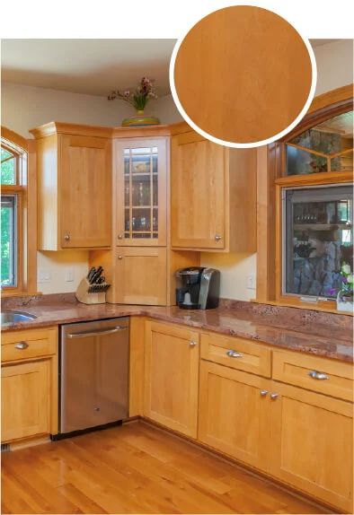 Maple Kitchen Cabinets: All You Need to Know Maple Shaker Kitchen Cabinets, Modern Maple Kitchen, Kitchen Cabinets And Flooring, Maple Kitchen Cabinets, Beautiful Kitchen Cabinets, Light Wood Cabinets, Maple Kitchen, Free Kitchen Design, Painted Kitchen Cabinets Colors