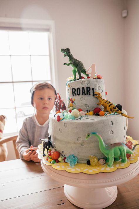 Chocolate Hazelnut Cake, Dino Cake, Dinosaur Birthday Cakes, Dinosaur Themed Birthday Party, Boy Birthday Party Themes, Dino Birthday Party, Dinosaur Cake, Dino Birthday, Cute Birthday Cakes