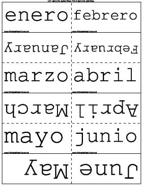 Learn the days of the week and month in Spanish. Free to download and print Spanish Months, Months In Spanish, Free Spanish Lessons, Learn Spanish Free, Learning Spanish For Kids, Spanish Basics, Spanish Lessons For Kids, Learn Spanish Online, Middle School Spanish