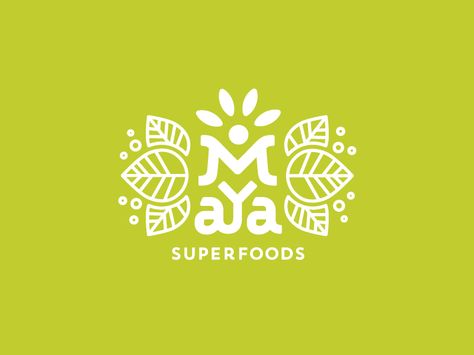 Maya Superfoods by Jared Jacob #Design Popular #Dribbble #shots Healthiest Snacks, Maya Design, Logo Packaging Design, Inspiration Logo Design, Organic Logo, Minimalist Logo Design, Logo Mark, Logo Design Creative, Unique Logo