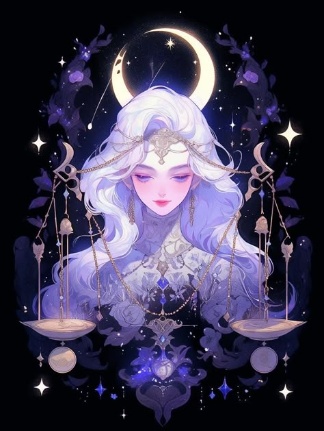 Dreamy Artwork, Fantasy Props, Celestial Art, Wow Art, Dreamy Art, Girls Cartoon Art, Anime Artwork, White Hair, Cartoon Art Styles