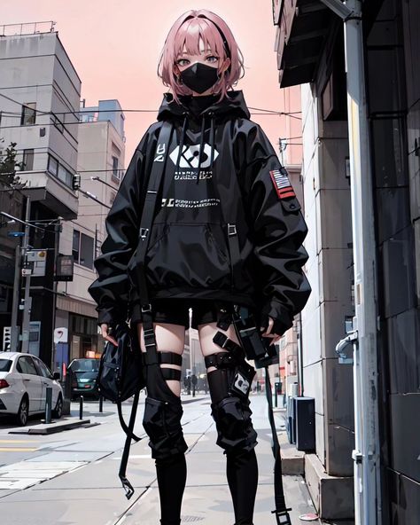 Cyberpunk Fits, Punk Outfits Women, Techwear Outfits Women, Techwear Girl, Futuristic Outfits, Cyberpunk Outfit, Techwear Outfits, Modern Punk, Cyberpunk Girl