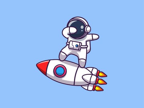 Astronauts!!! 👨‍🚀🚀🌙 by catalyst on Dribbble Astronaut Dabbing, Rocket Cartoon, Astronaut Drawing, Astronaut Illustration, Astronaut Cartoon, Moon Cartoon, Vegetable Cartoon, Science Icons, Space Drawings