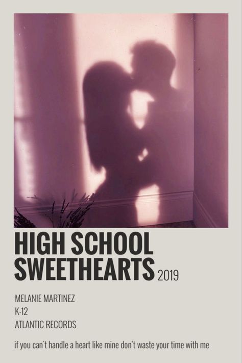 polaroid poster High School Sweethearts Melanie Martinez Wallpaper, Melanie Martinez Polaroid Poster, Melanie Martinez Minimalist Poster, Melanie Martinez Song Poster, Aesthetic Song Posters, Song Posters Aesthetic, Music Polaroid Posters, Song Polaroid Posters, Melanie Martinez Poster