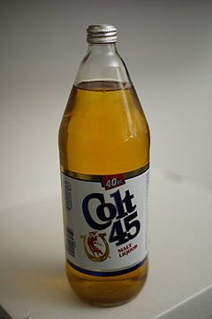 Colt 45 Malt Liquor  Pabst Brewing Company American Malt Liquor 5.61 (1) 40 Oz Beer, Freaknik Party, Malt Liquor, Savage Mode, Malt Beer, Samuel Adams, 21 Savage, Vintage Bottles, Wine And Liquor