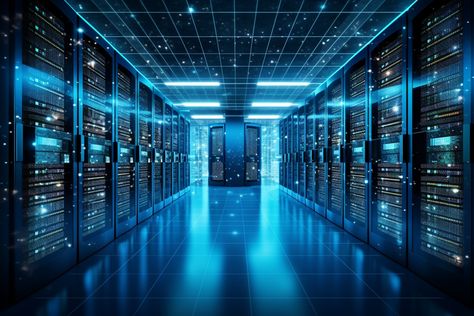 Technology background of Data processing with server room Server Wallpaper, Data Room, System Wallpaper, Corporate Website Design, Virtual Background, Server Room, Tech Art, Corporate Website, 8k Wallpaper