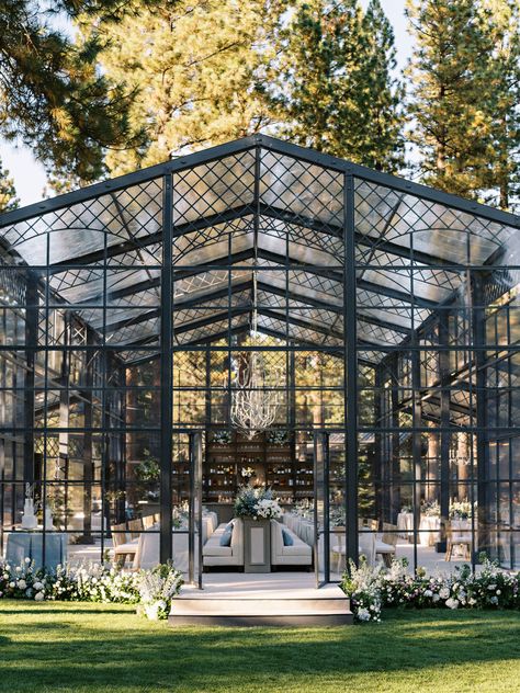 Hayley + Will WED — Elise Events Corporate Gala, Greenhouse Venue, Glass House Wedding, Event Venue Spaces, Martis Camp, Events Place, Dream Property, Dream Venue, Greenhouse Wedding